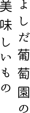 よしだ葡萄園の美味しいもの